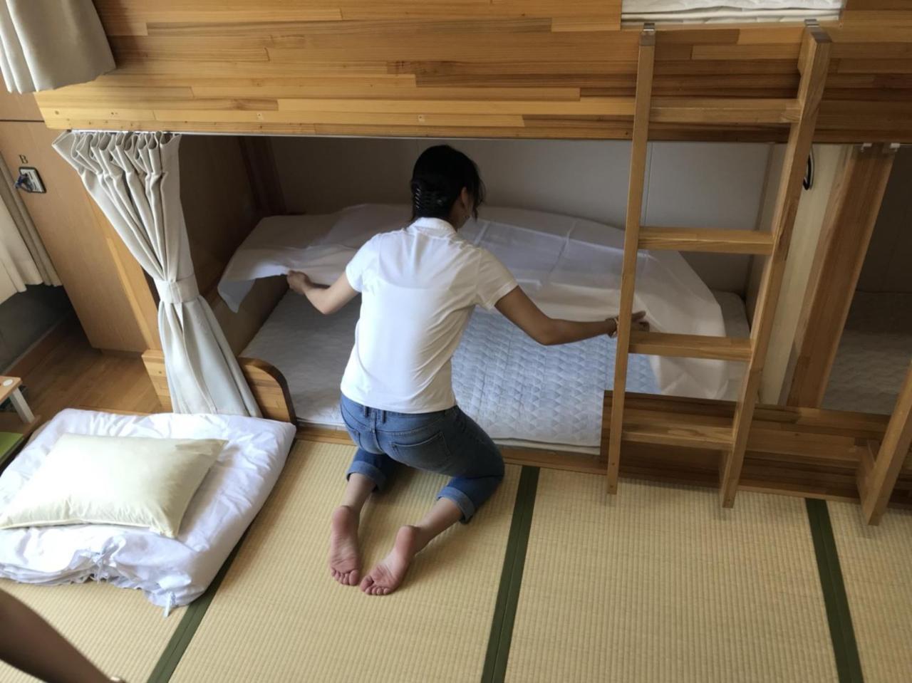Shimonoseki Hinoyama Youth Hostel Kitakyushu Bagian luar foto